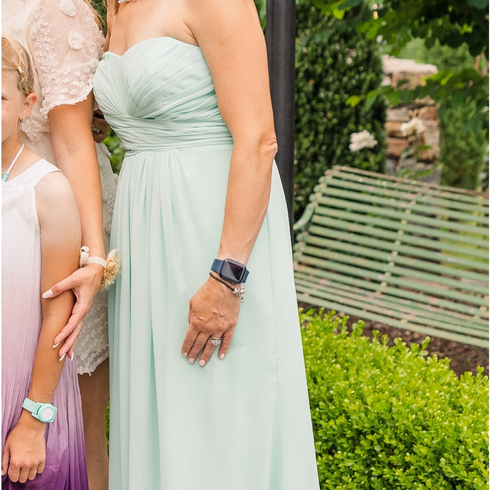 David bridal Mint green dress